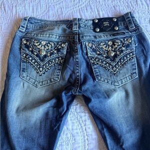 Embellished Blue Jeans